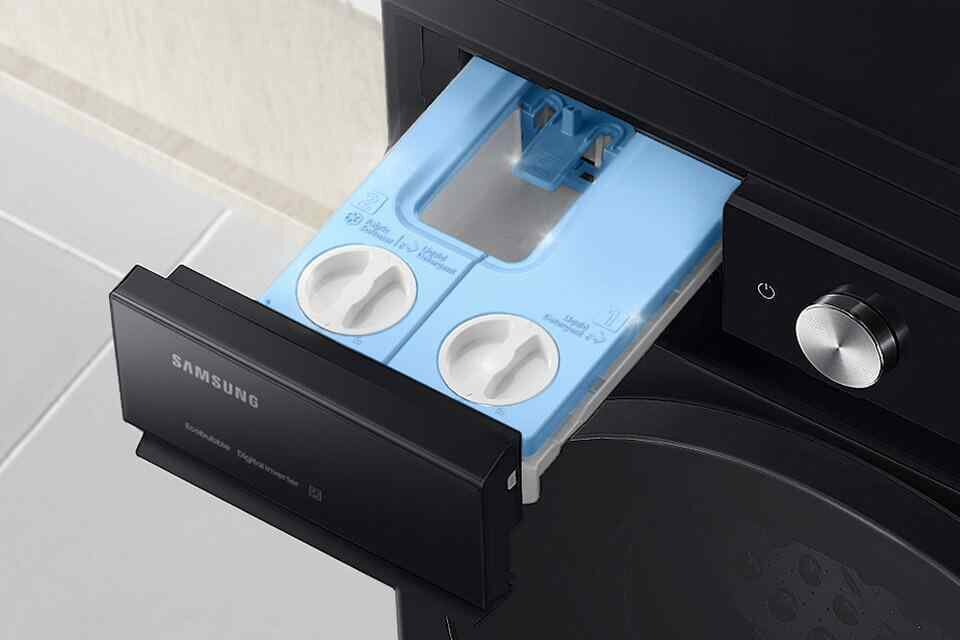 Szuflada na detergenty jest czyszczona automatycznie