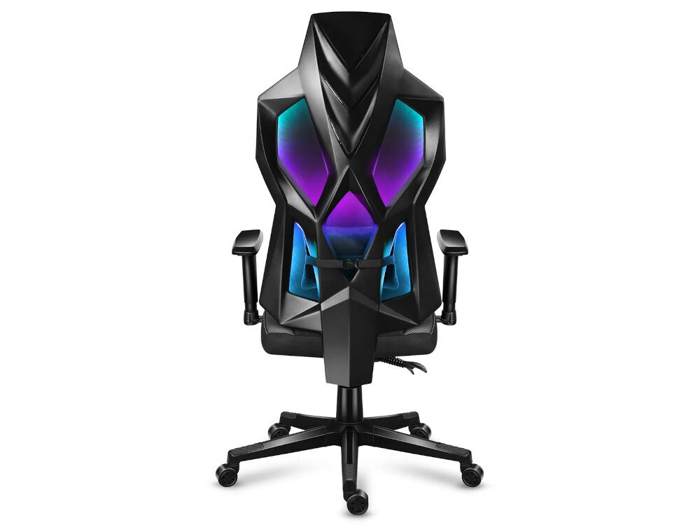 Fotel HUZARO Combat 6.2 RGB atmosfera oswietlenie oparcie
