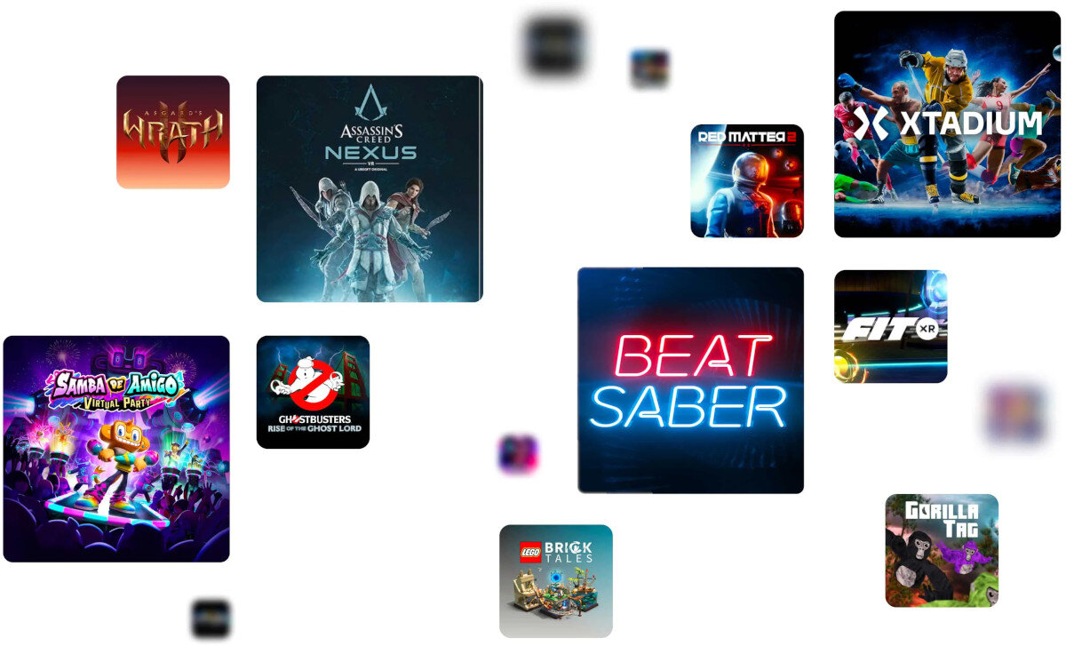 Gogle VR OCULUS Meta Quest 3 128GB aplikacje platforma