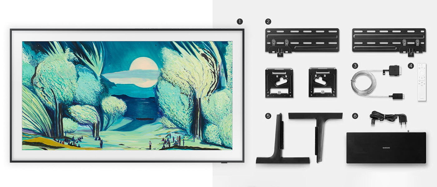 1400x600-w-opakowaniu-znajdziesz v2 Telewizor Samsung The Frame (2025) wraz z elementami zewnętrznymi do montażu.