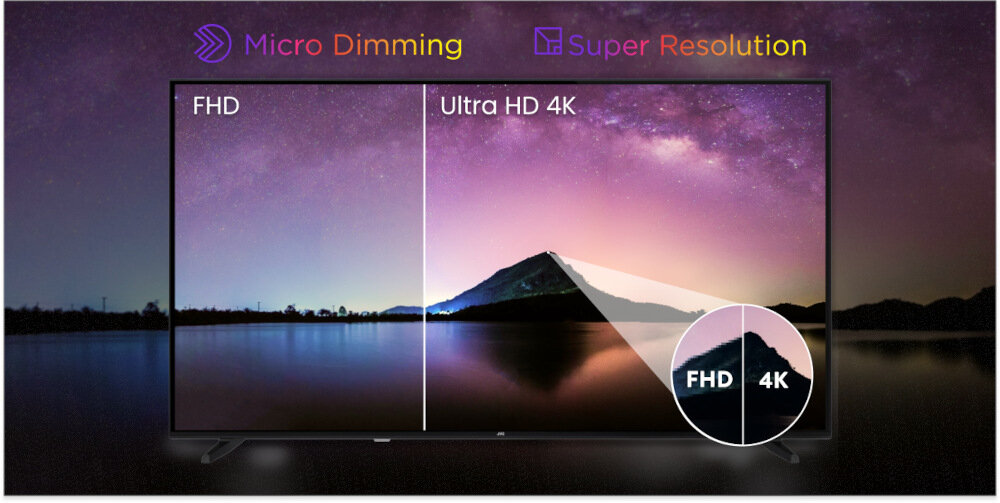 Telewizor JVC LT-65VA3300 65 LED 4K Android TV Dolby Vision Dolby Atmos HDMI 2.1  - kontrast