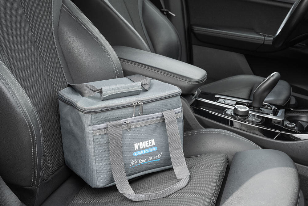 Termos na jedzenie NOVEEN LB640 Szary Torba termiczna przechowywanie posiłki dodatkowa przestrzeń