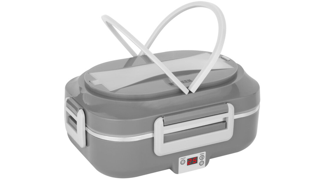 Termos na jedzenie NOVEEN LB640 Szary Składana rączka ułatwienie przenoszenie posiłki
