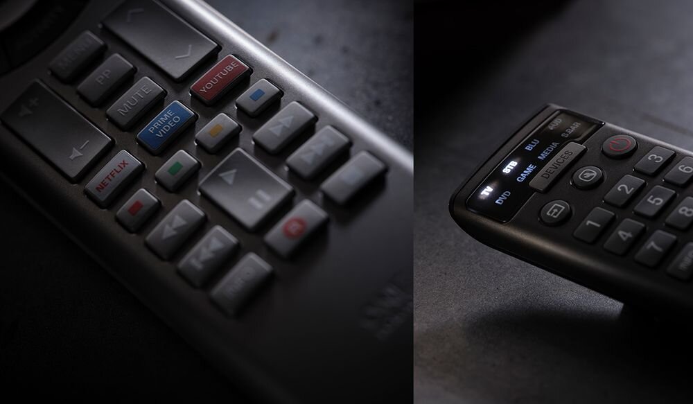 ONE FOR ALL Smart Control Pro 8 URC7981 solidna konstrukcja gumowane wykończenie ergonomiczny układ, Wytrzymała obudowa i ergonomiczny kształt pilota Smart Control Pro URC7981