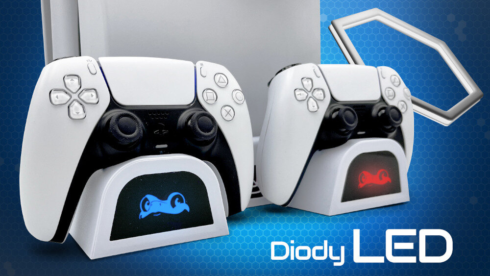 Podstawka chłodząca FROGGIEX FX-P5-C3-W do PS5  - poziom naładowania