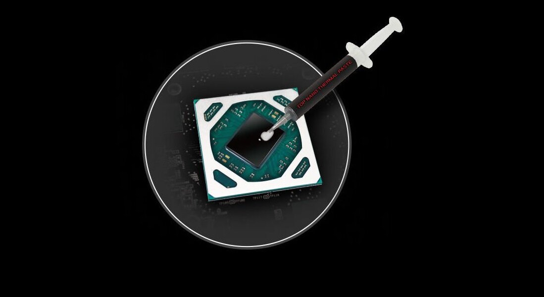 Karta graficzna ASROCK Arc A380 Challenger ITX OC 6GB - pasta termoprzewodząca