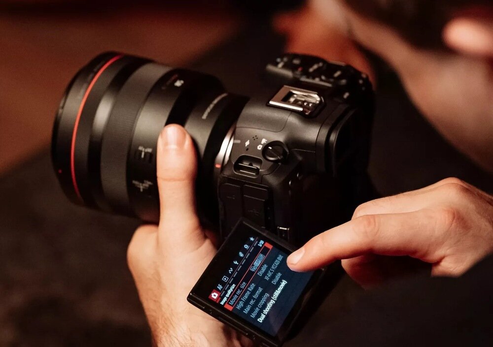 Canon EOS R5 Mark II szybka migawka 1-32000s filmy 4K 120p