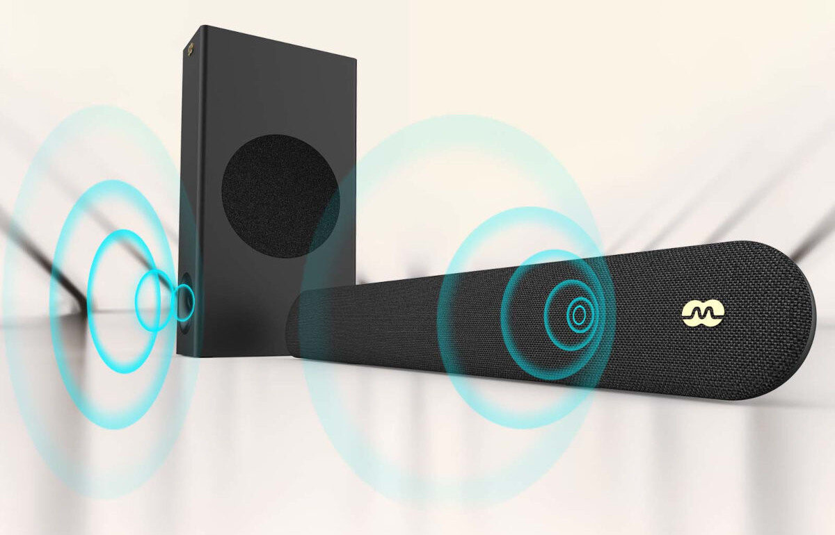 Soundbar MOZOS Cinema 2.1 Czarny subwoofer moc dźwięk bas