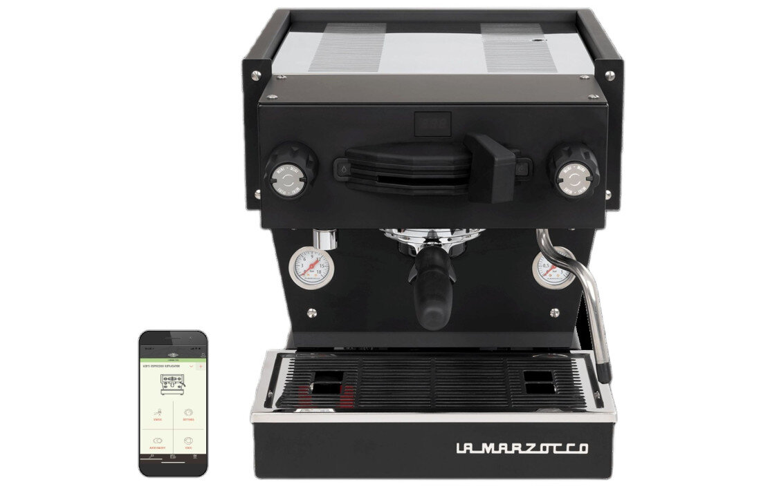 Ekspres LA MARZOCCO Linea Mini R Czarny Pro zdjęcie lifestyle Sterowanie przez aplikację