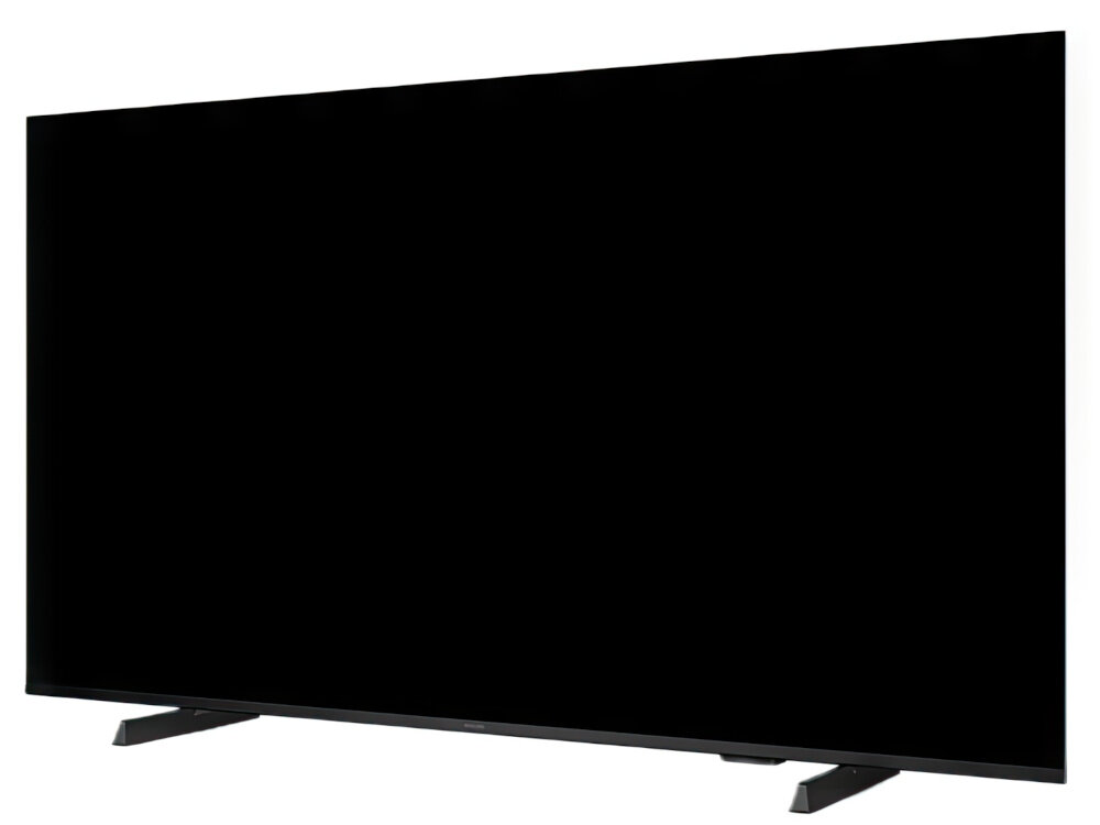 Telewizor PHILIPS 55PUS8009 - Światło nawet po wyłączeniu, telewizor na białym tle po skosie