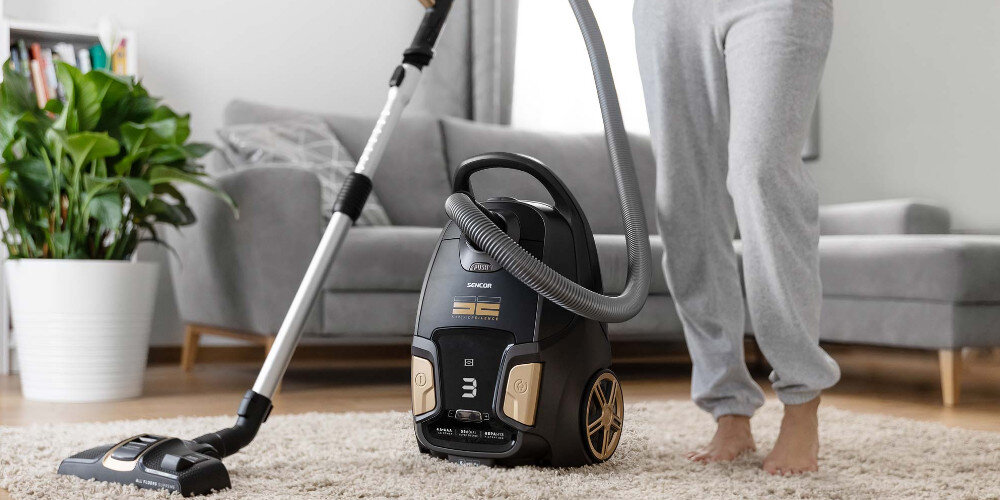 Odkurzacz SENCOR SVC 9300BK Teleskopowa rura XXL uchwyt ergonomia