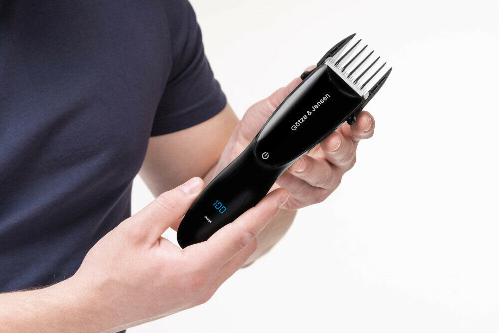 Strzyżarka GÖTZE & JENSEN CL900 bezprzewodowa 6 nakładek bezprzewodowa akumulator