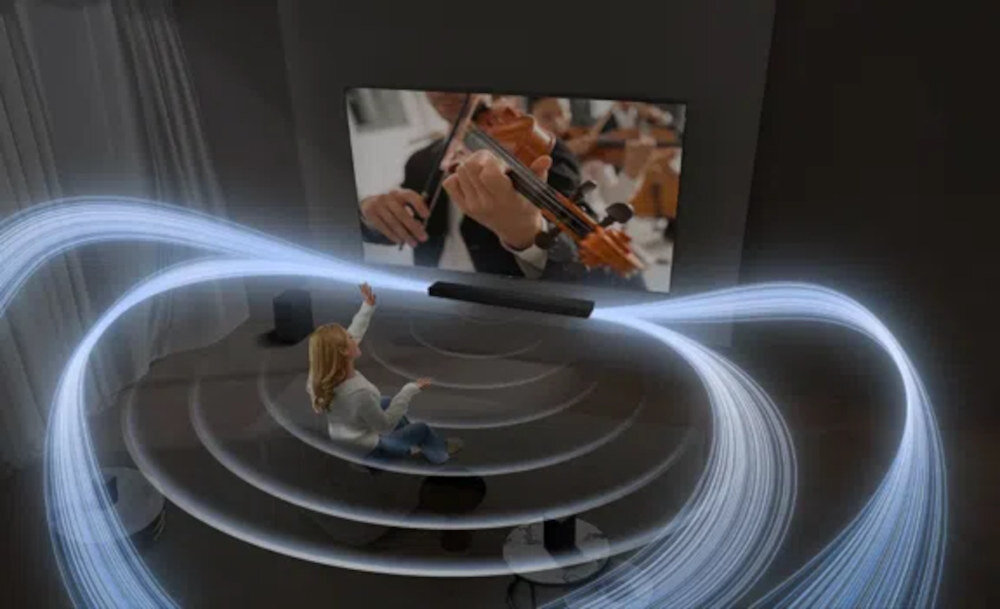 Soundbar TCL Q85HE - Dobry dźwięk przestrzenny