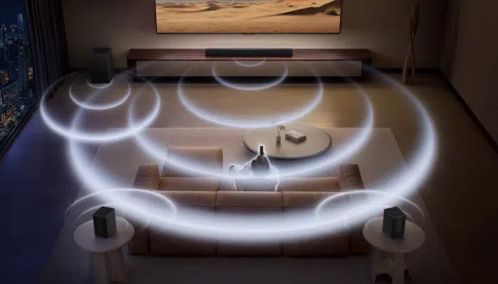 Soundbar TCL Q85HE - Dźwięk dostosowany przez AI