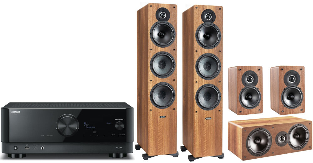 Kino domowe YAMAHA RX-V4A + INDIANA LINE Tesi 661 + 761 + 241 - hdr