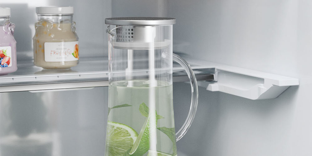 LODÓWKA HAIER HTW5618ENPT 3D Składana półka - więcej przestrzeni wygoda wysokie naczynia