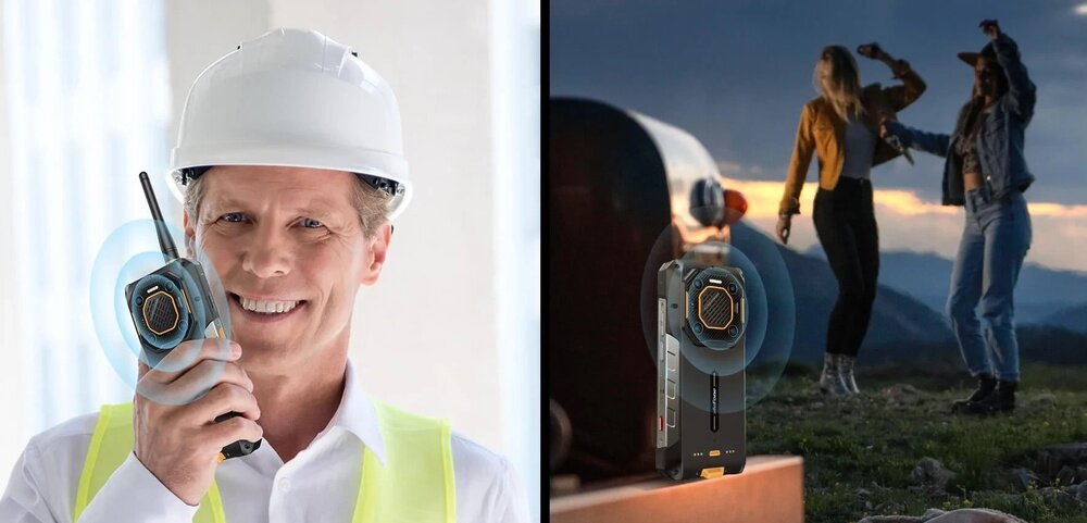 Smartfon ULEFONE Armor 26 Ultra Walkie Talkie 121 dB głośnik 34 mm 3 W muzyka rozmowy   