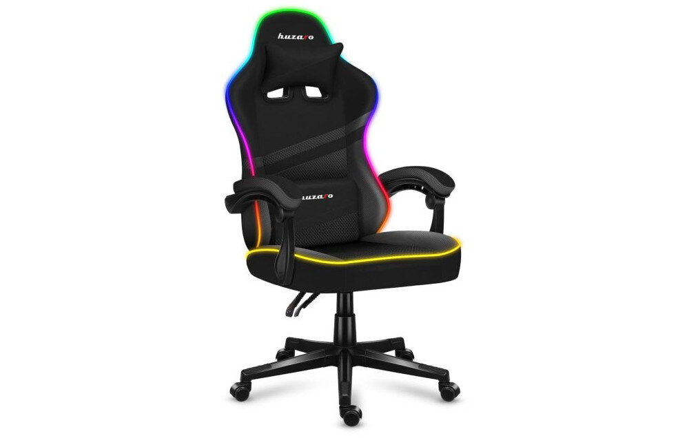Fotel HUZARO Force 4.4 RGB odpornosc odksztalcenia siedzisko technologia pianka thermo elastic