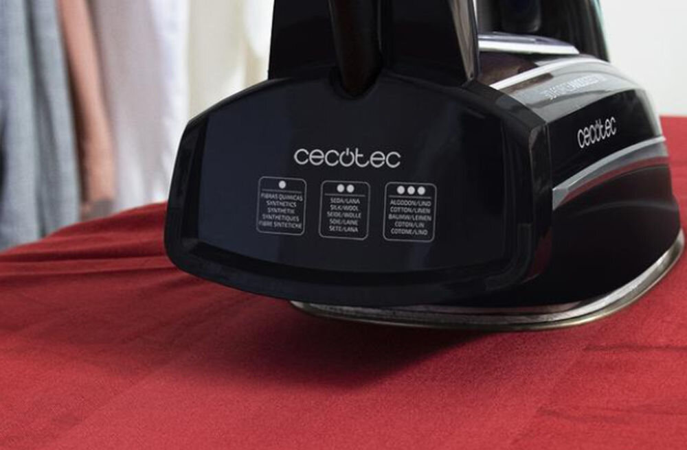 Żelazko CECOTEC 3D ForceAnodized 750 Smart system Anti-Drip zapobieganie wyciekaniu skroplonej wody bardziej komfortowe prasowanie delikatne materiały uniknięcie uporczywych plam od wody