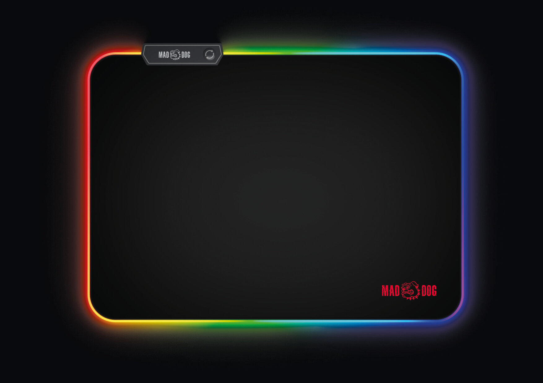 PODKŁADKA POD KLAWIATURĘ I MYSZ MAD DOG RGB SMALL jakosc material odpornosc na zachlapanie odpinany kabel