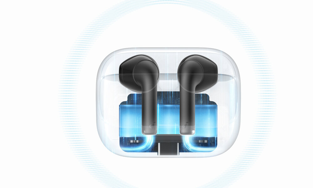 Słuchawki Soundcore K20i funkcja szybkiego ladowania