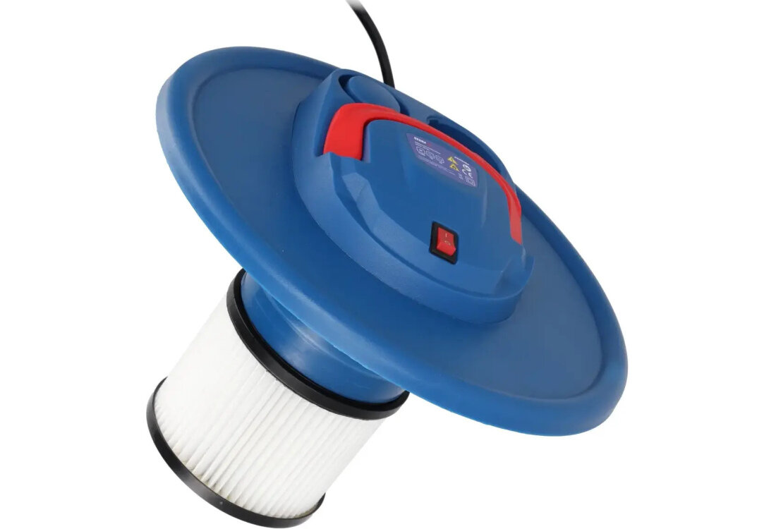 Odkurzacz przemysłowy DEDRA DED6594 system filtracji drobne cząsteczki pyłu trzy filtry