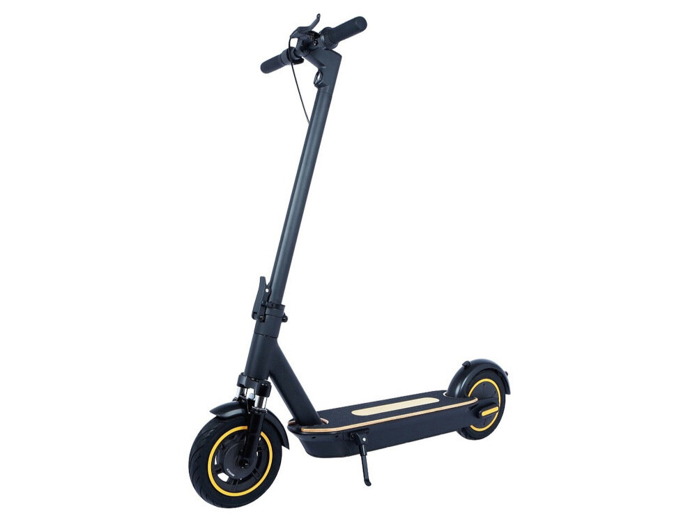 Hulajnoga elektryczna X-Rider M10 Czarny skladana stopka wytrzymala w centralnym punkcie ciezkosci