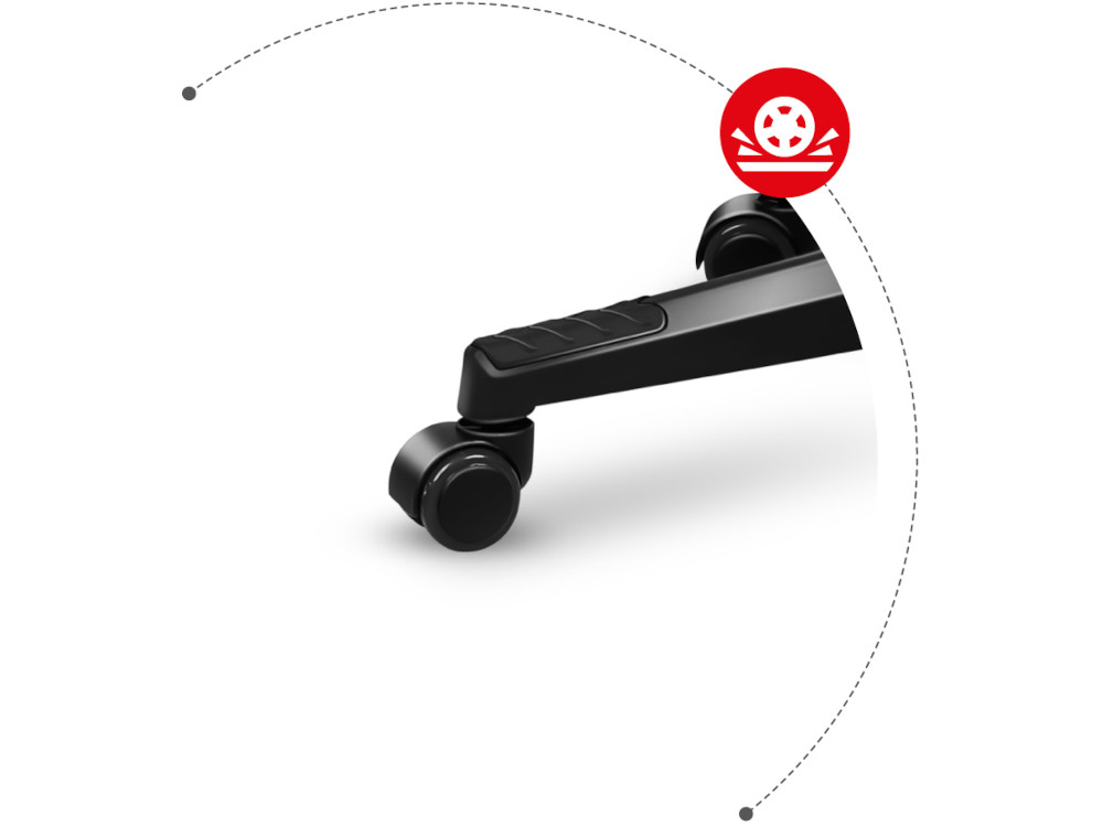 Fotel HUZARO Force 4.7 Camo Mesh kółka średnica wykonanie siłownik udźwig