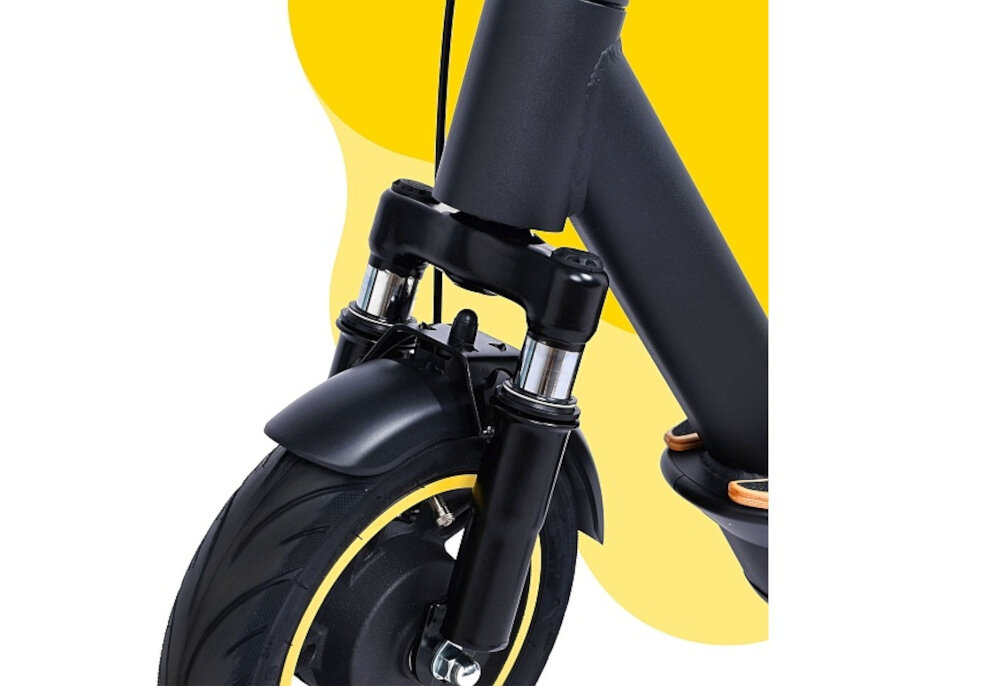 Hulajnoga elektryczna X-Rider M10 Czarny dwie niezalezne jednostki amortyzacyjne na przedniej osi