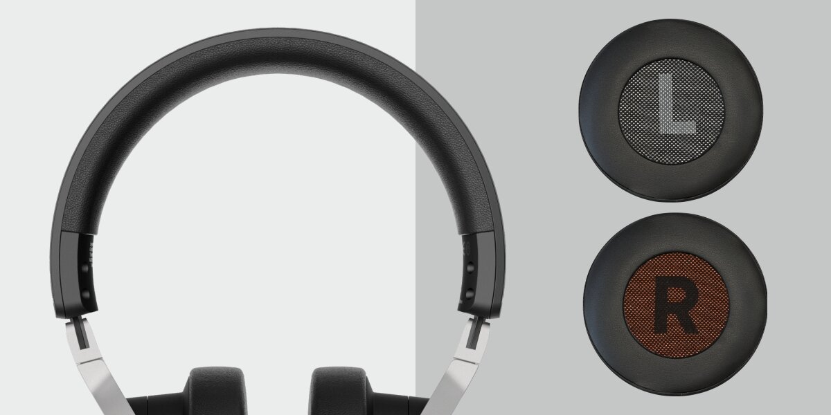 Słuchawki nauszne BEYERDYNAMIC DJ 300 Pro X Club - Komfort podczas użytkowania, miękkie nauszniki z pianki memory, Lekka konstrukcja, kadr słuchawek na pałąk oraz nauszniki
