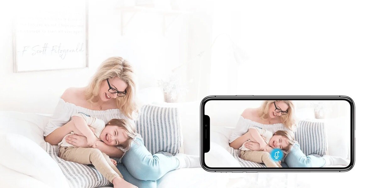 Kamera IMOU Ranger 2C 5MP - Komunikacja dwukierunkowa, smartfon z wyświetlanym obrazem z kamery