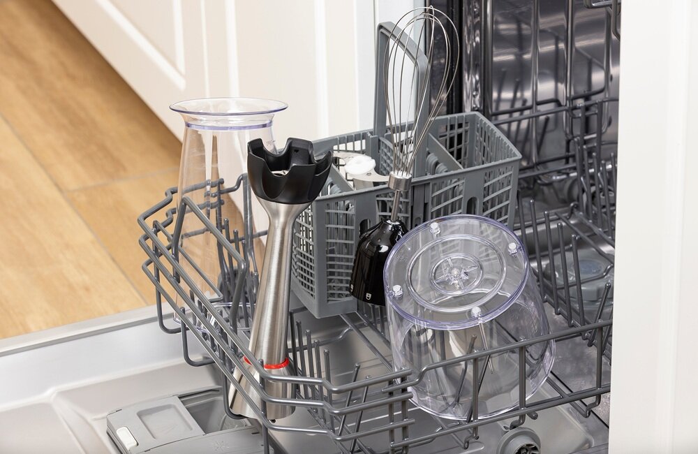 Blender GORENJE HBV1500VS można myć w zmywarce, łatwe czyszczenie, mniej czasu na sprzątanie