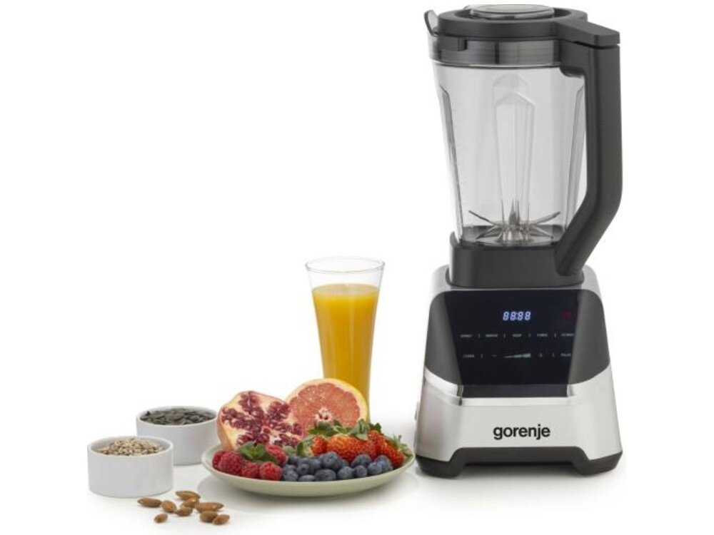 Blender kielichowy GORENJE BP1500DE solidna konstrukcja, gumowe nóżki, nie przesuwa się podczas pracy