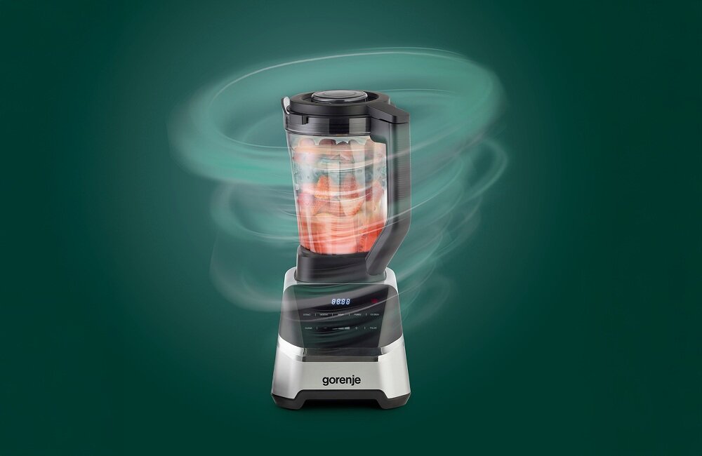 Blender kielichowy GORENJE BP1500DE mocny i wydajny silnik, do najtwardszych składników, w kilka sekund, duża moc