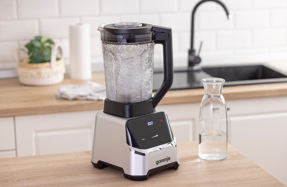 Blender kielichowy GORENJE BP1500DE pełna kontrola, łatwe czyszczenie, funkcja pluse, Self-Clean, wygoda i wydajność