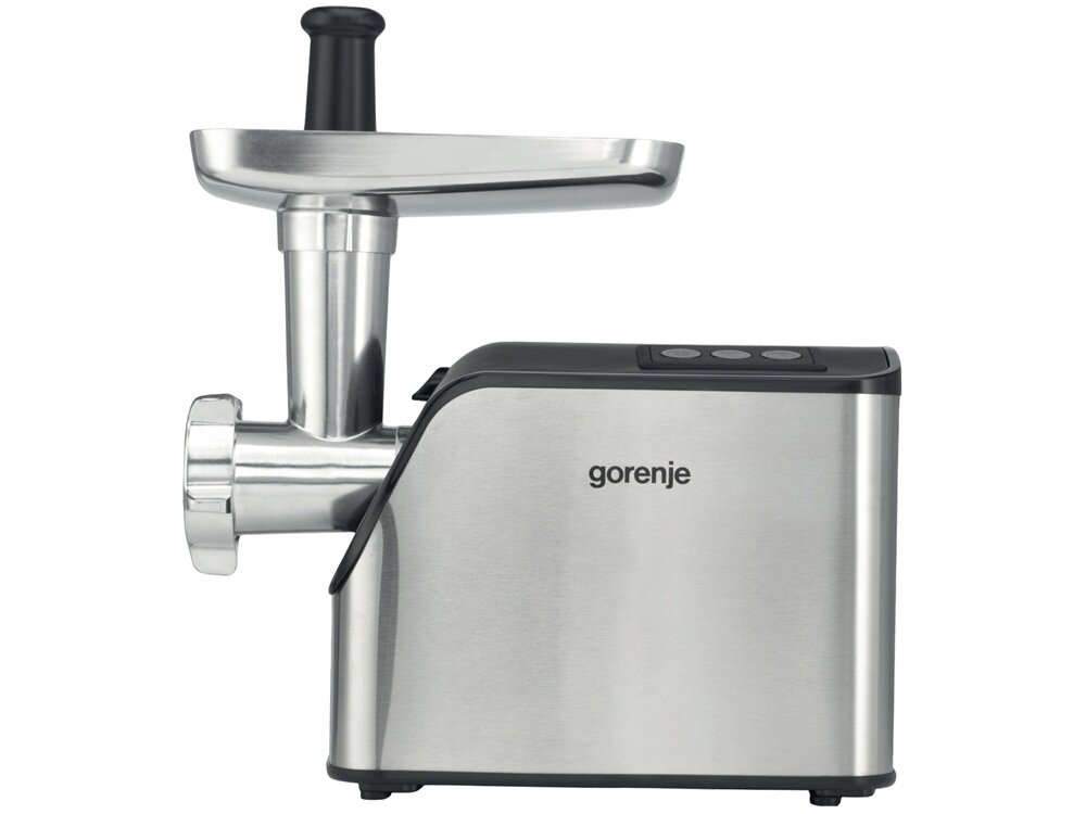 Maszynka do mięsa GORENJE MG2202XE bezpieczna zamykana pokrywa, zwijany przewód, utrzymywanie porządku, zintegrowany z obudową