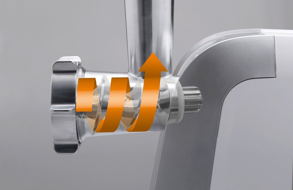 Maszynka do mięsa GORENJE MG2202XE bieg wsteczny, odblokowanie podajnika, oszczędność czasu, mielenie twardszych elementów