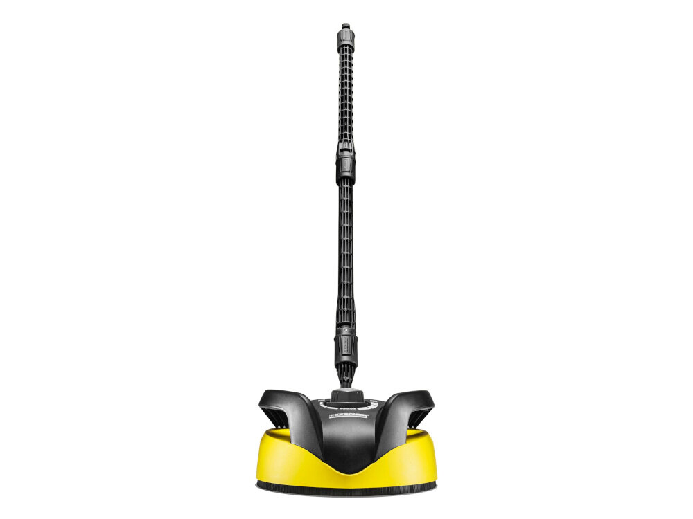 Szczotka KARCHER T-Racer T 350 2.643-252.0 obrotowe ramię z dwoma dyszami wysokociśnieniowymi czyści szybko i wydajnie rozległe obszary zewnętrzne wydajne urządzenie kompatybilne z urządzeniami wysokociśnieniowymi firmy KARCHER klas od K2 do K7