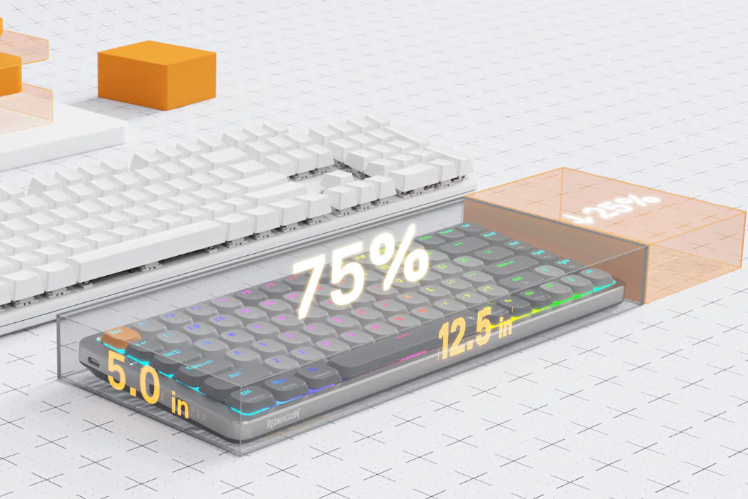 Klawiatura REDRAGON Azure K652GG Pro RGB wytrzymałość modowanie szybkość wymiana garczy rgb wyposażenie