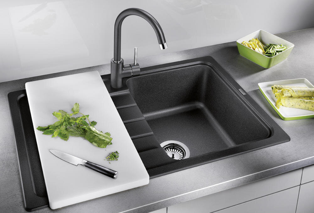 BLANCO funkcjonalność komora miejsce komfort użytkowanie odporność uderzenia wysokie temperatury zarysowania ociekacz