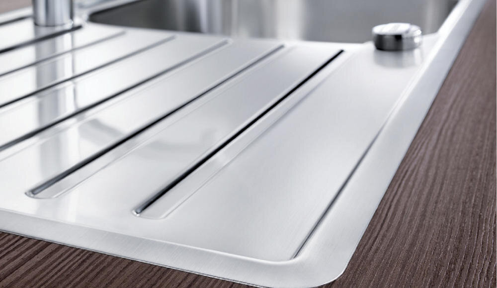 BLANCO zlewozmywak wbudowany montaż blat kuchenny otwór silgranit granit łatwe czyszczenie kamień