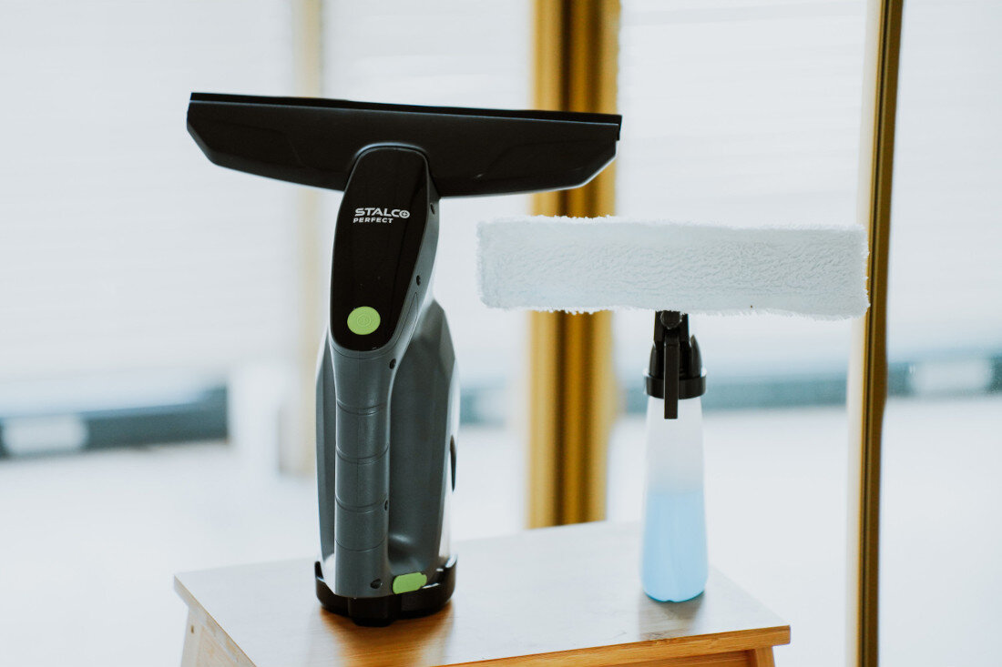 Myjka do okien STALCO PERFECT VWP100 S051998892 Wiele zastosowań w domu gładkie powierzchnie kabiny prysznicowe kafelki