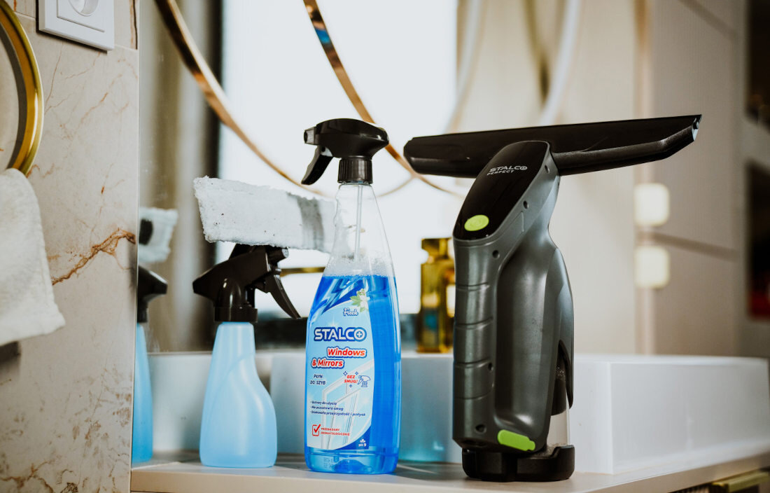 Myjka do okien STALCO PERFECT VWP100 S051998892 Praca bez zbędnych przerw zbiornik pojemność brudna woda pojemność