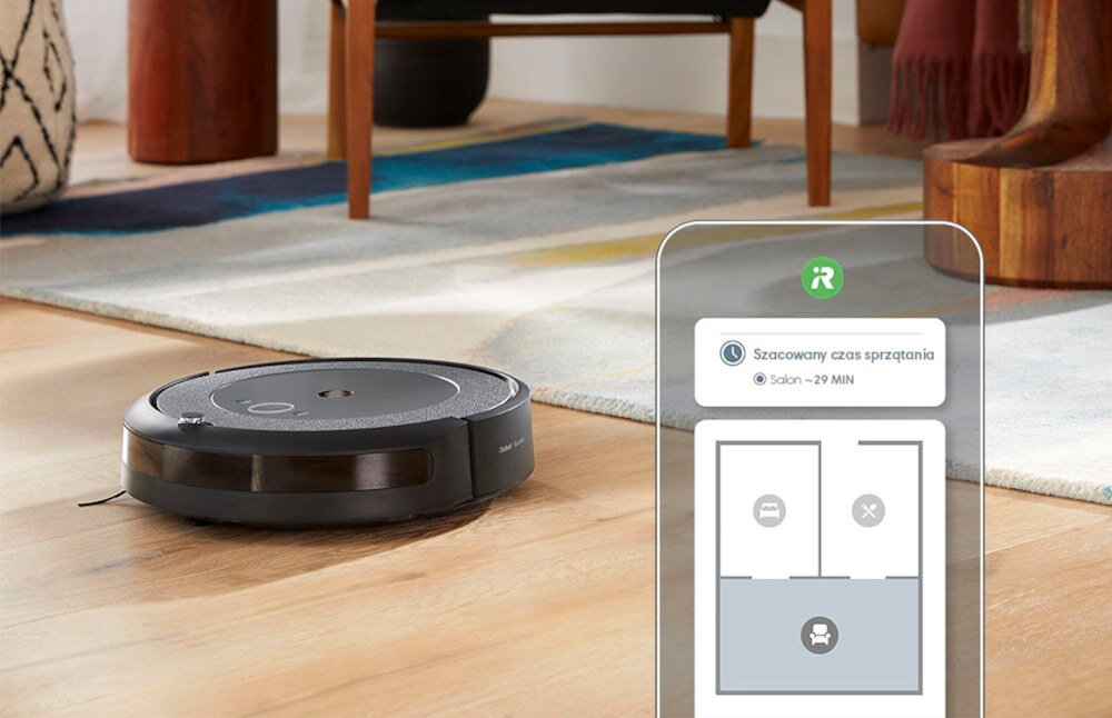 Robot sprzatajacy IROBOT Roomba I5 aplikacja iRobot Home