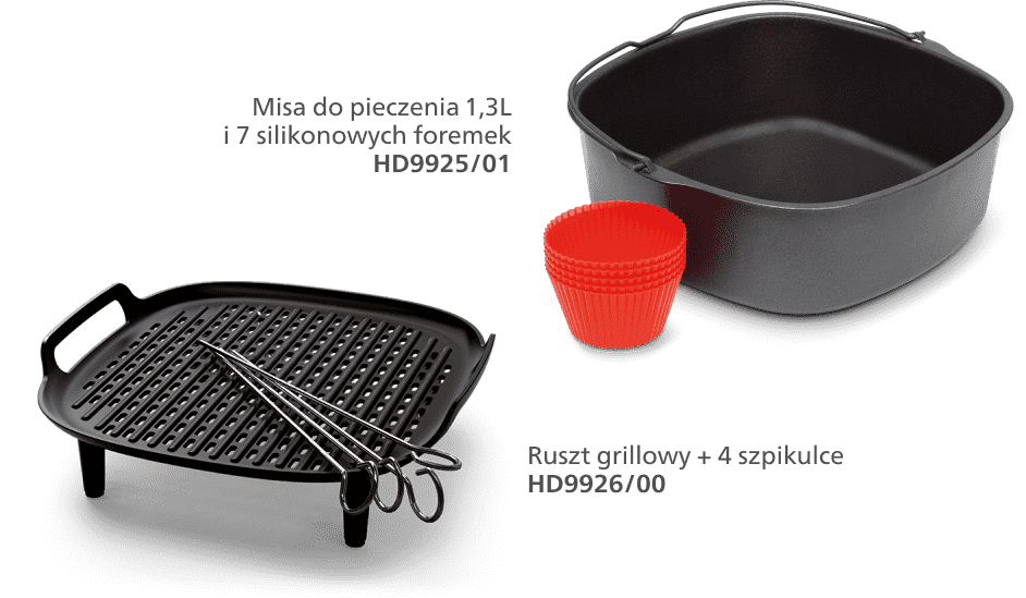 więcej możliwości gotowania z akcesoriami Philips