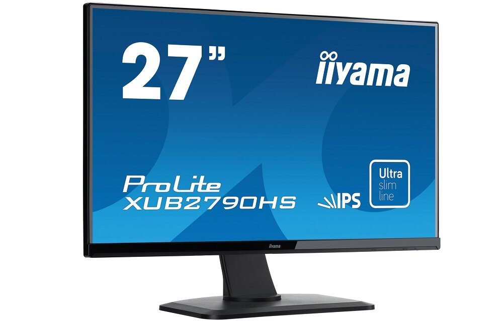 Monitor IIYAMA XUB2492HSN-B1 - wygląd ogólny Rozdzielczość Full HD Blue Light Reducer Flicker-free