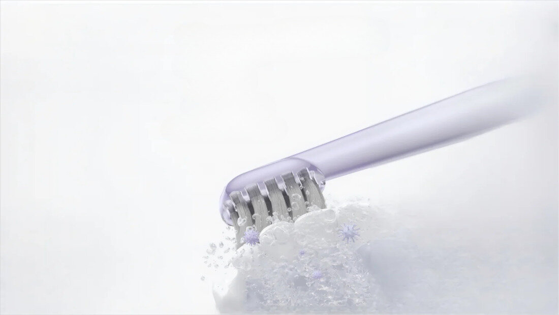 Szczoteczka soniczna JIMOK J6 Niebieski Skuteczne usuwanie osadu Technologia Hardcore Sonic z 45 000 drgań/min  poczucie świeżości i komfortu 