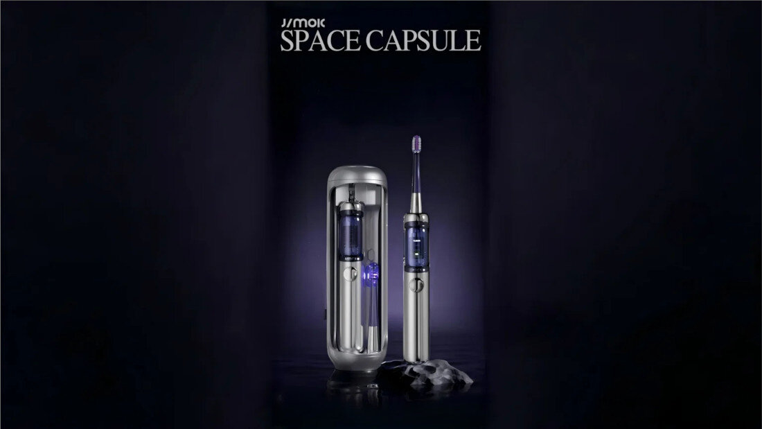 Szczoteczka soniczna JIMOK J6 Capsule Niebieski prezentacja design wizualizacja wygląd pielęgnacja każdego dnia