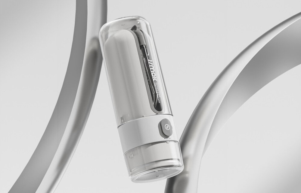 Irygator JIMOK S2 Pro Light Szary Odporny materiał Stal nierdzewna 304 odłączany zbiornik 140 ml  higiena czystość Wodoodporność IPX7 możliwości korzystanie wygoda komfort bezpieczeństwo