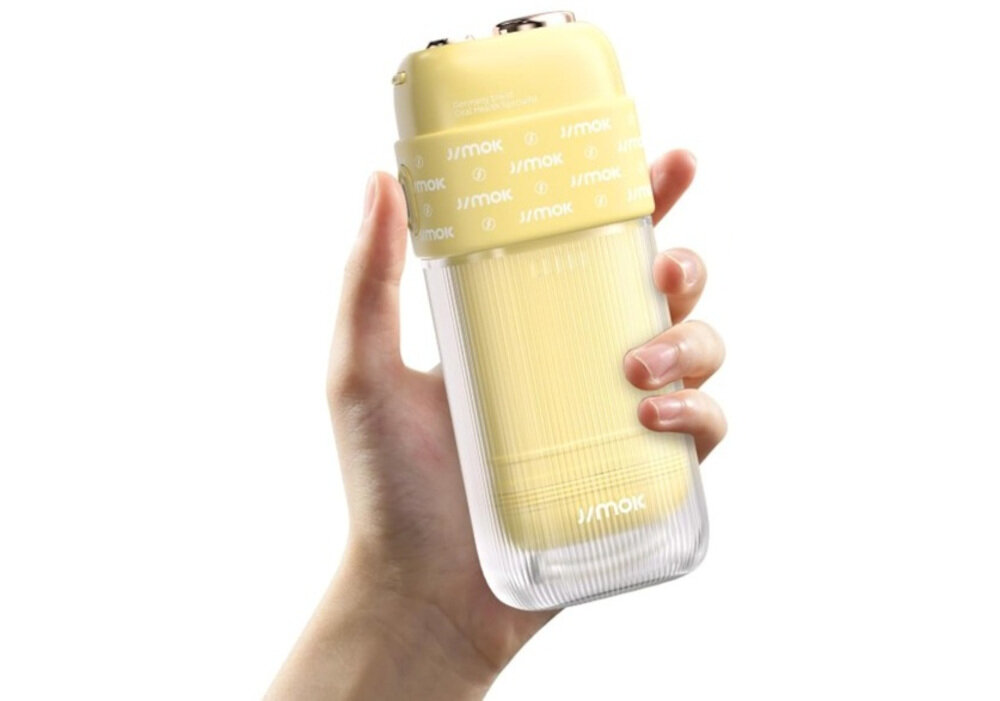 Irygator JIMOK S5 Żółty Wygodne używanie Tryby dla dzieci i dorosłych higiena staje się prosta i zachęcająca